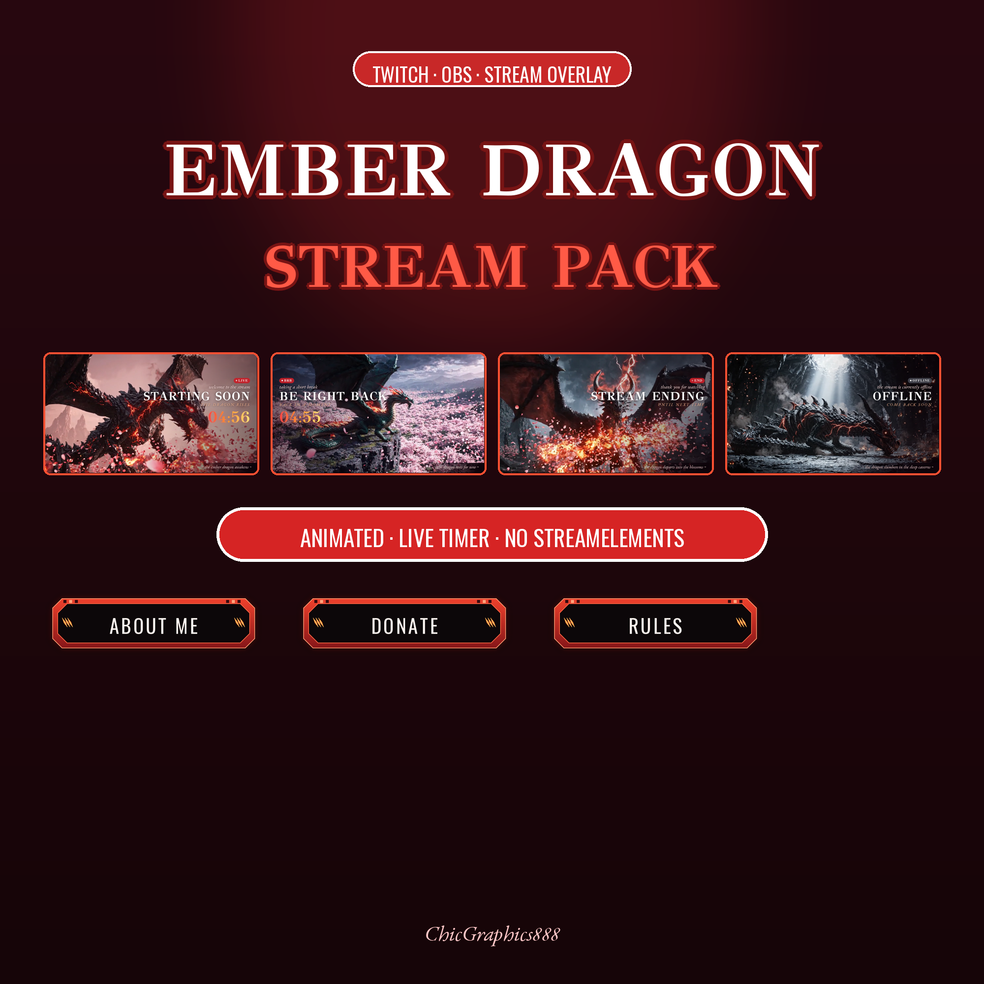 Ember Dragon Stream Pack