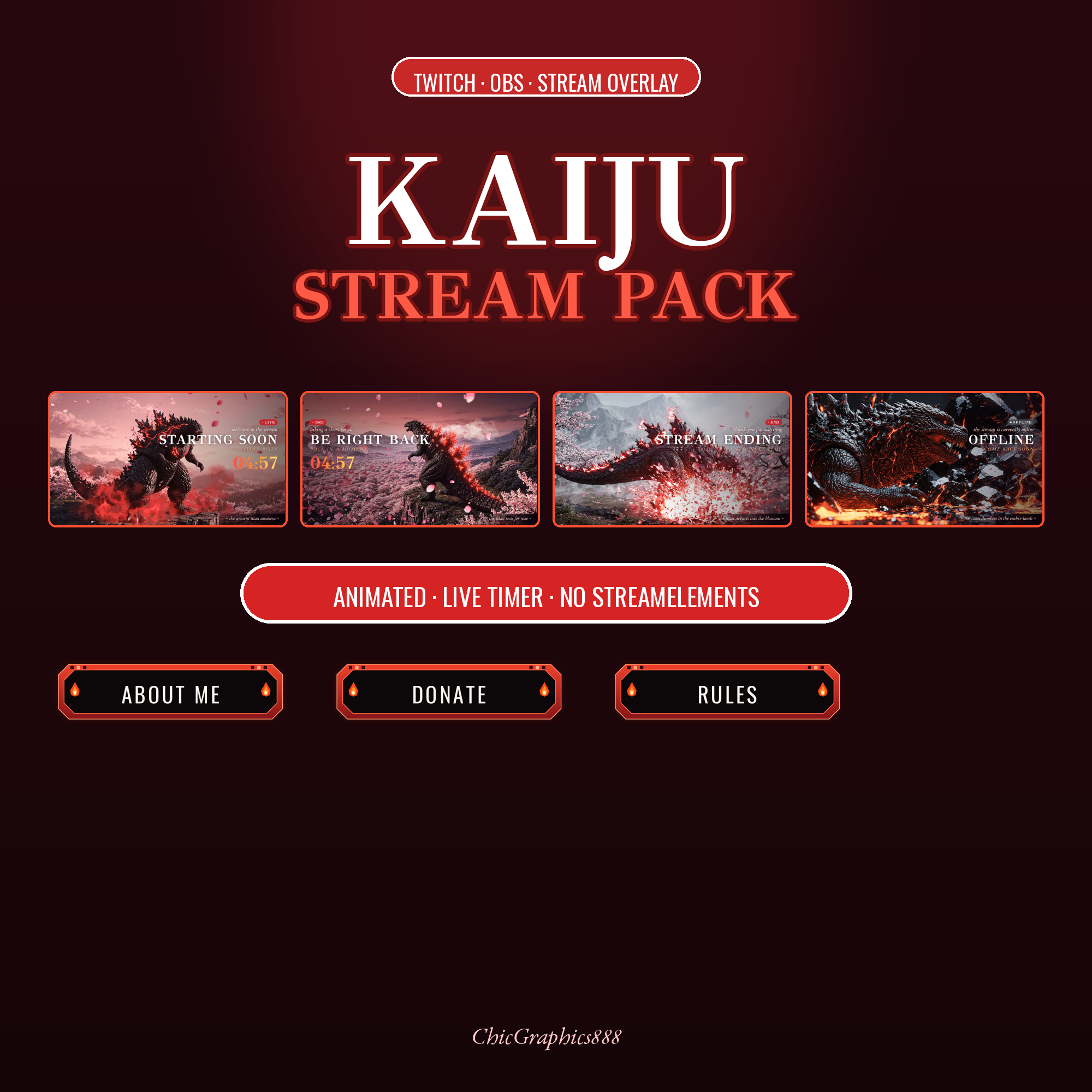 Kaiju Stream Pack