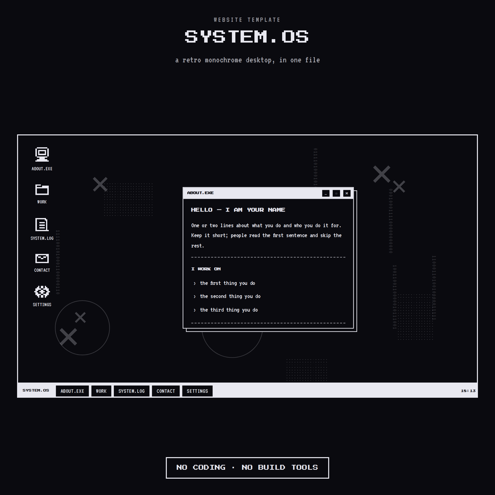 Mono System Desktop Website