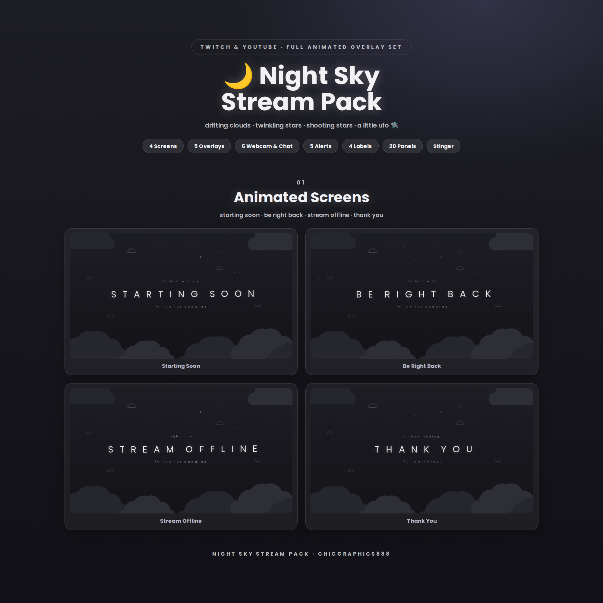 Night Sky Stream Pack