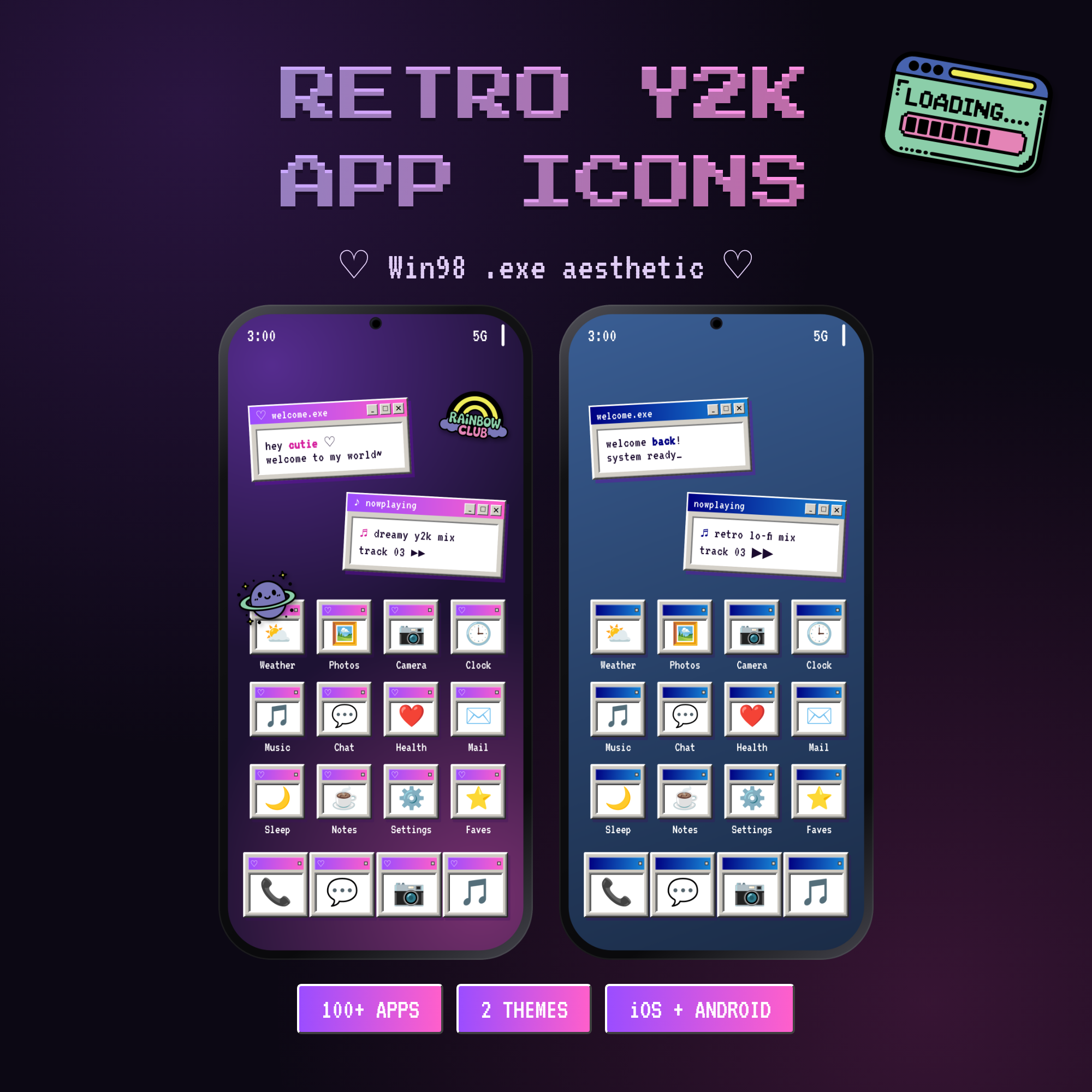 Retro Y2K Icon Pack