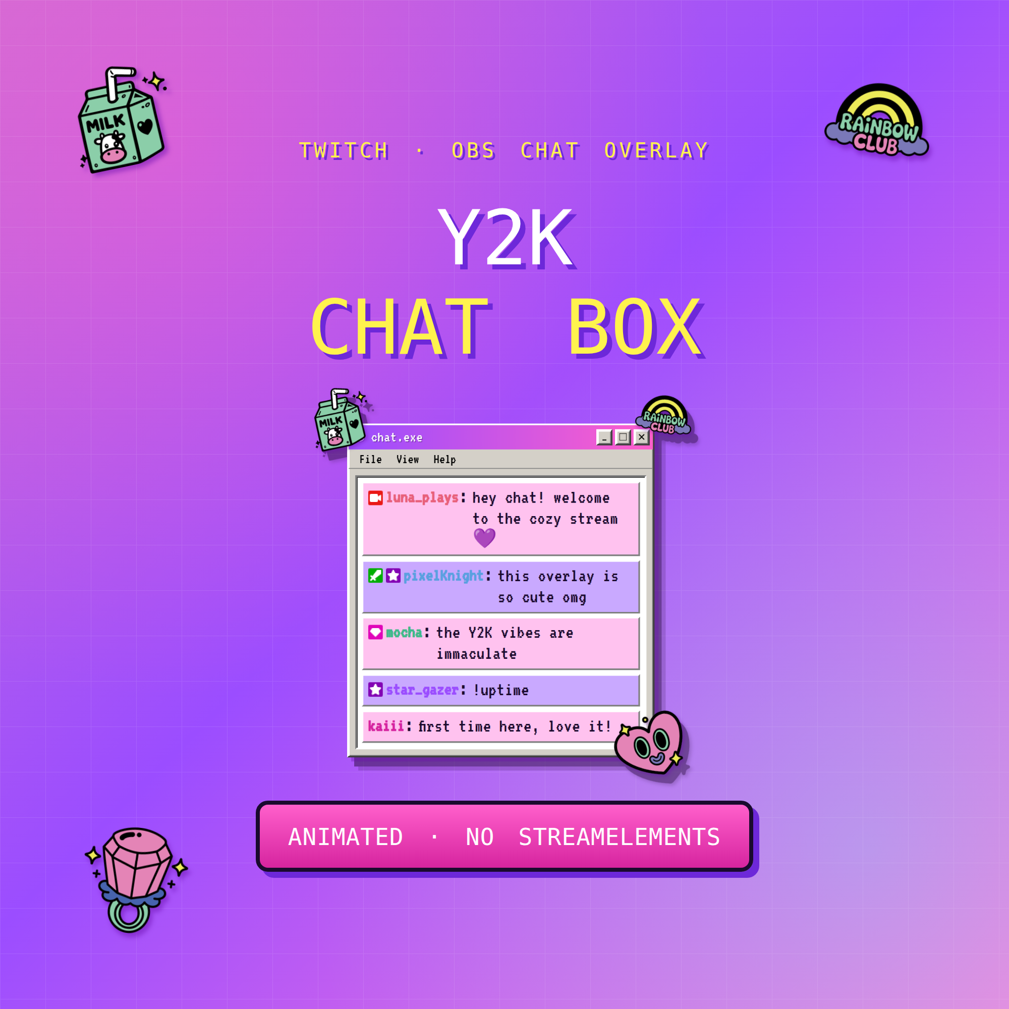Y2K Chat Box