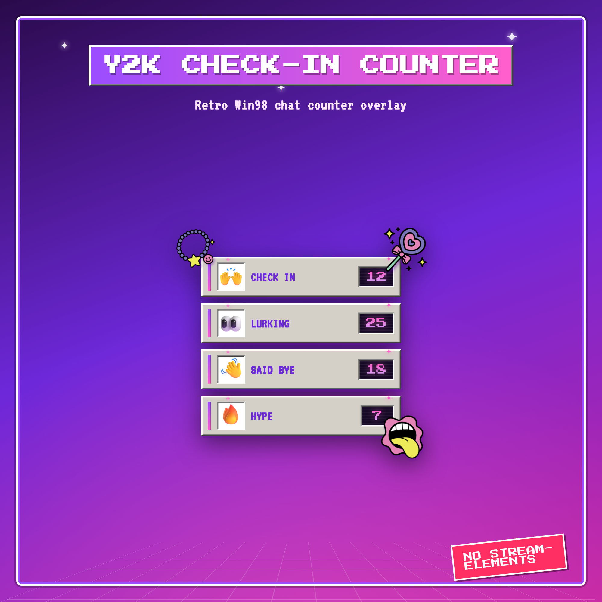 Y2K Check-In Counter