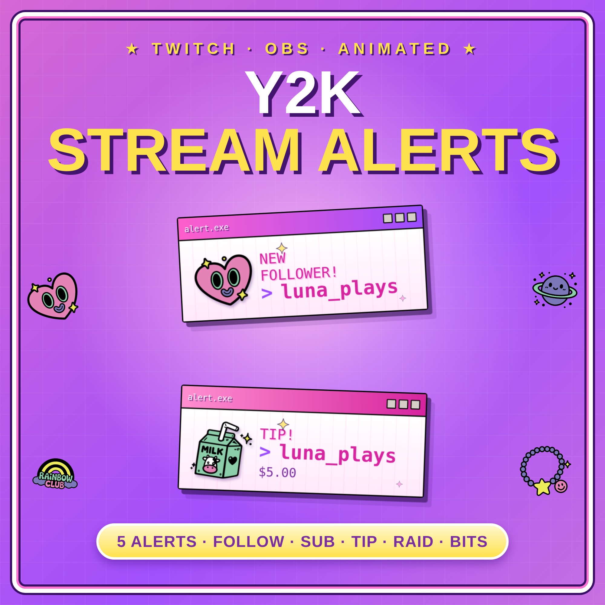 Y2K Stream Alerts